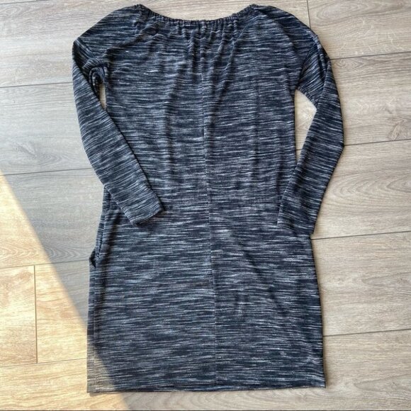 Loft Space Dye Scoop Neck Casual Dress Waist  Tie - Picture 11 of 15